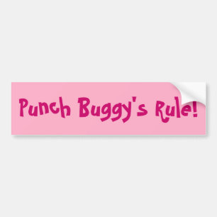 Bumper Sticker: Punch Buggy's Rule Sticker