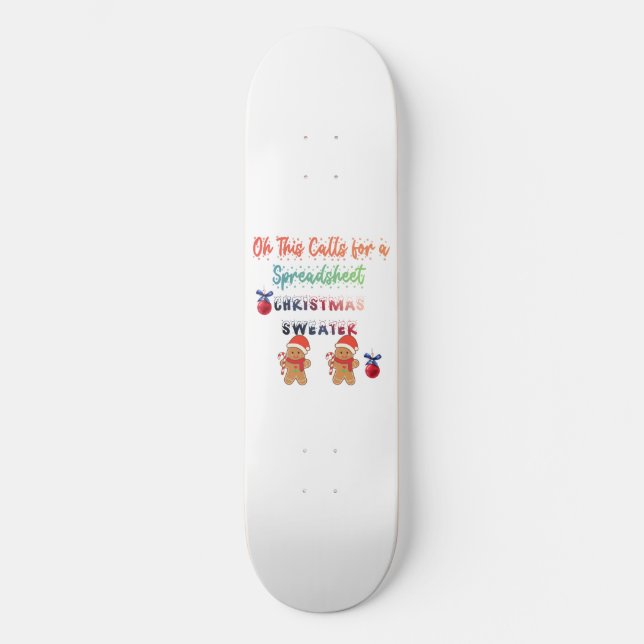 Bumper Sticker Skateboard (Front)