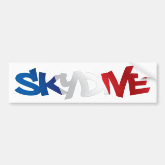 BUMPER STICKER SKYDIVE FRANCE