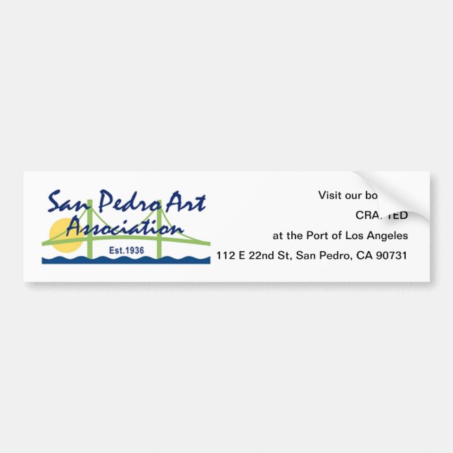 Bumper Sticker - SPAA Logo and Location (Front)