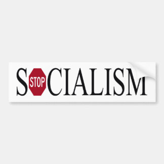 bumper sticker - stop socialism
