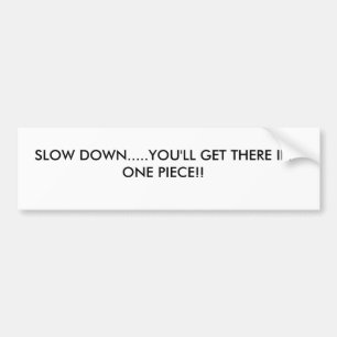 Bumper Sticker Template