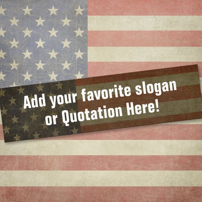 Bumper Sticker Template (Custom Bumper Sticker)