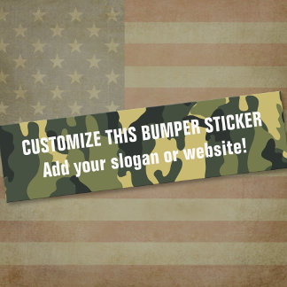 Bumper Sticker Template