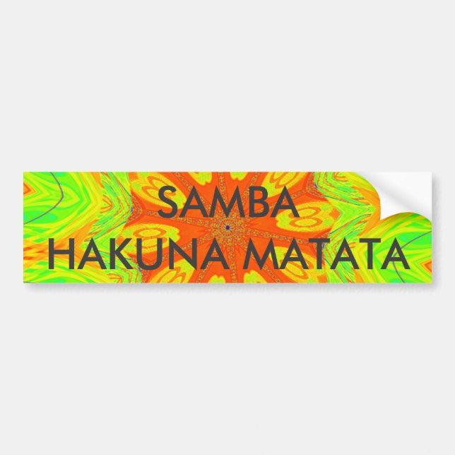 Bumper Sticker Template (Front)