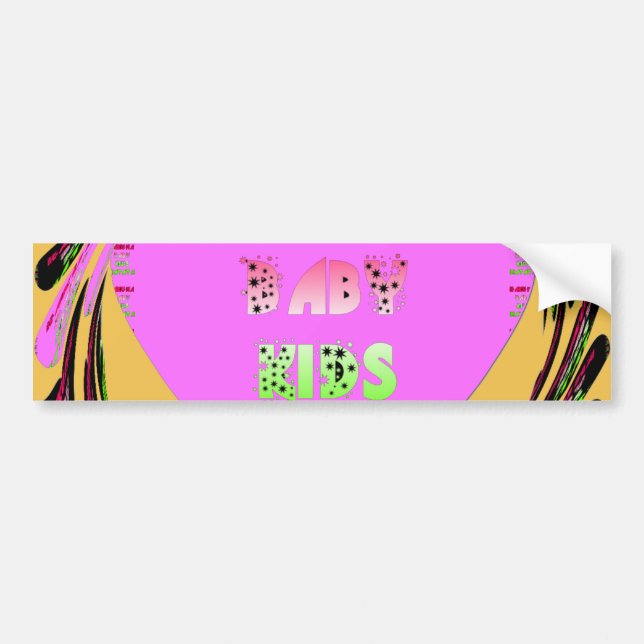 Bumper Sticker Template Car Bumper Sticker (Front)