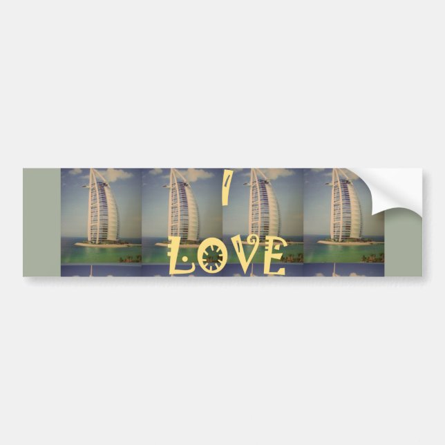 Bumper Sticker Template Car Bumper Sticker (Front)