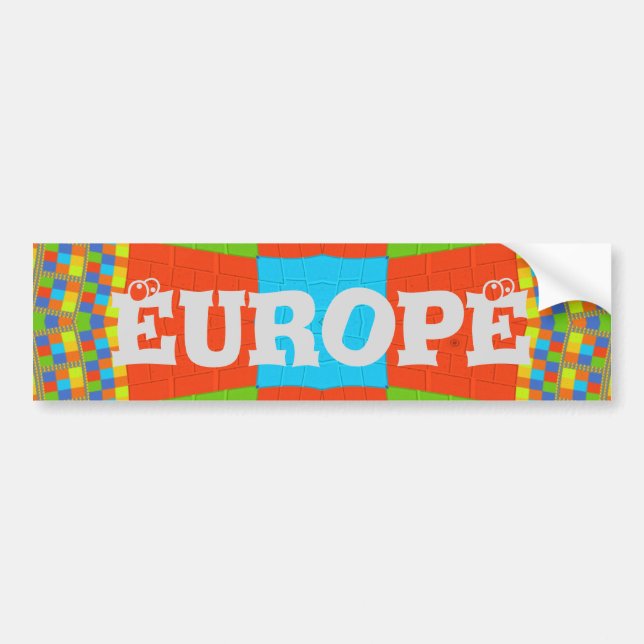 Bumper Sticker Template Car Bumper Sticker (Front)