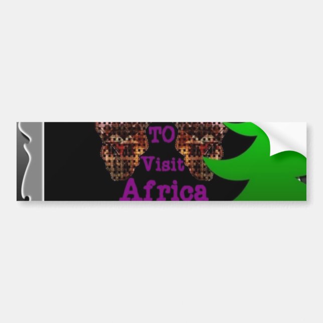 Bumper Sticker Template Car Bumper Sticker (Front)