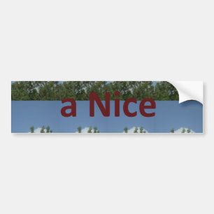 Bumper Sticker Template Car Bumper Sticker