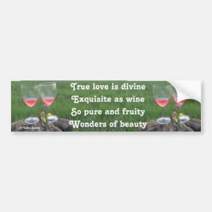 Bumper Sticker Wine Poem By Ladee Basset