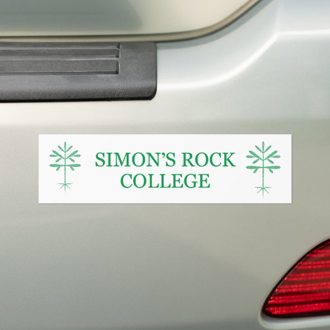 Bumper Sticker with Green SRC & Sapling (On Car)