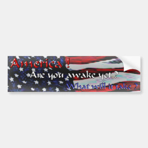 Bumper Stickers: Are you awake yet? Sticker