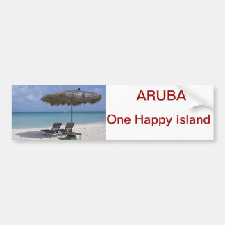 bumpersticker aruba bumper sticker