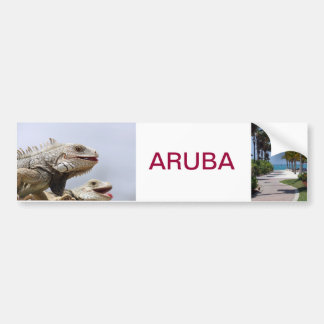 bumpersticker aruba bumper sticker