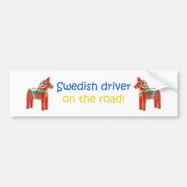 BumperSticker for Swedes. Bumper Sticker (Front)