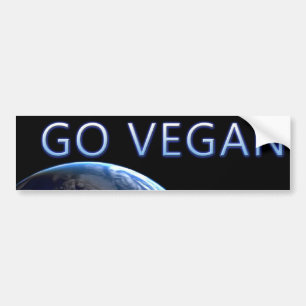 bumpersticker-VEGAN4 Bumper Sticker