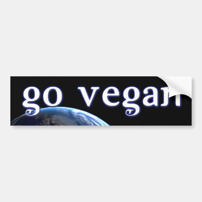 bumpersticker-VEGAN5 Bumper Sticker (Front)
