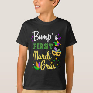 Bump's First Mardi Gras Pregnancy New Orleans T-Shirt