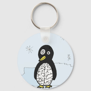 Bumpy Brains Penguin Key Ring
