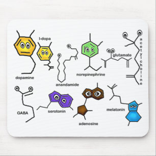 Bumpy Neurotransmitters Mouse Mat