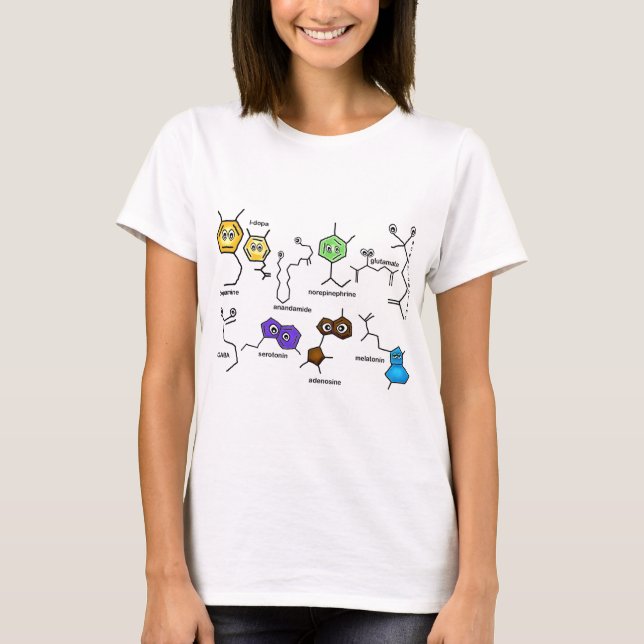 Bumpy Neurotransmitters T-Shirt (Front)