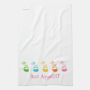 Bun Appétit bunny towel