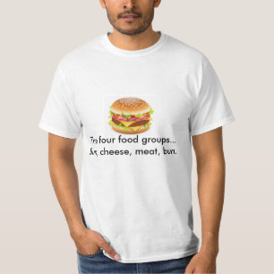 Bun, Cheese, Meat, Bun Men's Graphic T T-Shirt