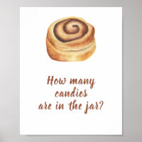 Bun cinnamon - guess how many candies in jar