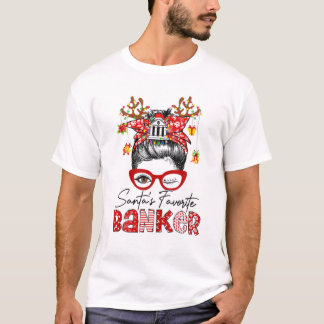 Bun Hair Christmas Tree T-Shirt