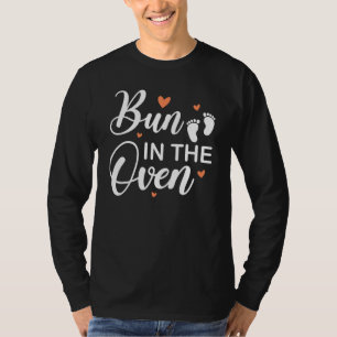Bun In The Oven Baby In Progress Pregnant Women T-Shirt