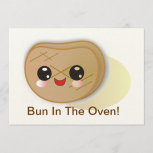 Bun In The Oven! Baby Shower Invitation