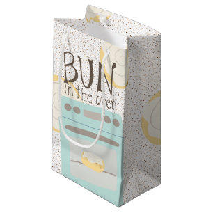 Bun in the Oven Baby Shower Small Gift Bag
