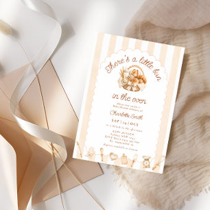 Bun in the Oven Bakery Baby Shower Invitation