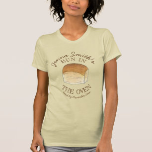 Bun in The Oven Bread Dinner Roll Baby Shower T-Shirt