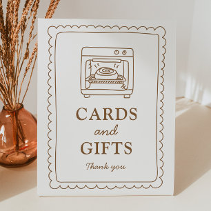 Bun in the Oven Cards and Gifts Sign