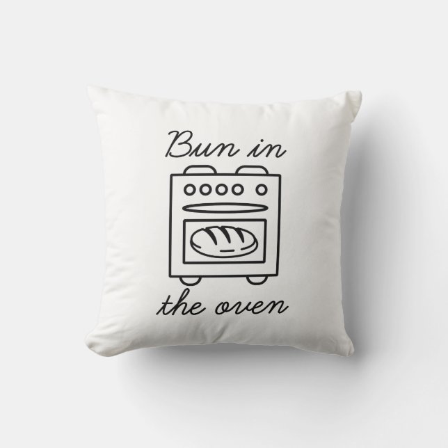 Bun In The Oven Cushion (Front)
