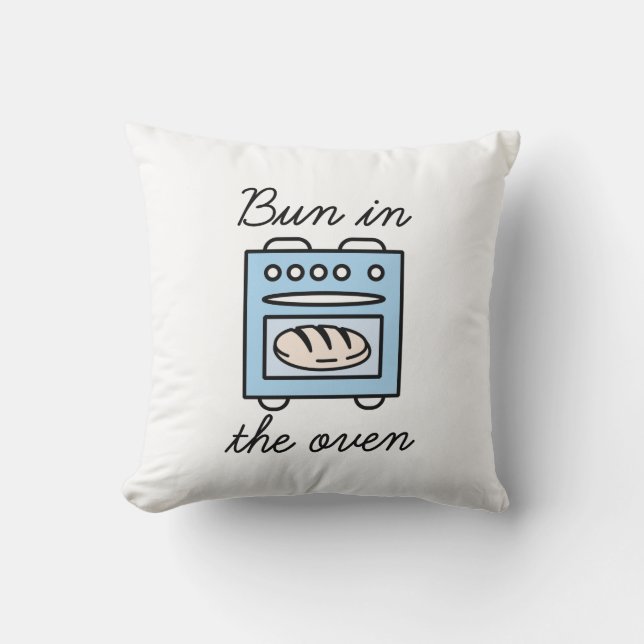 Bun In The Oven Cushion (Front)