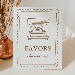Bun in the Oven Favors Sign