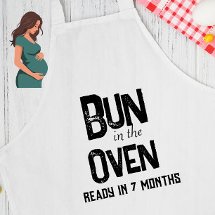 Bun In The Oven Funny Pregnancy  Standard Apron