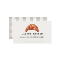 Bun in the Oven Pastries Diaper Raffle Ticket