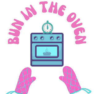 Bun In The Oven Pregnant Mothers T-Shirt