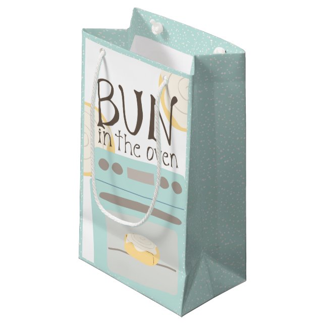 Bun in the oven  small gift bag (Front Angled)