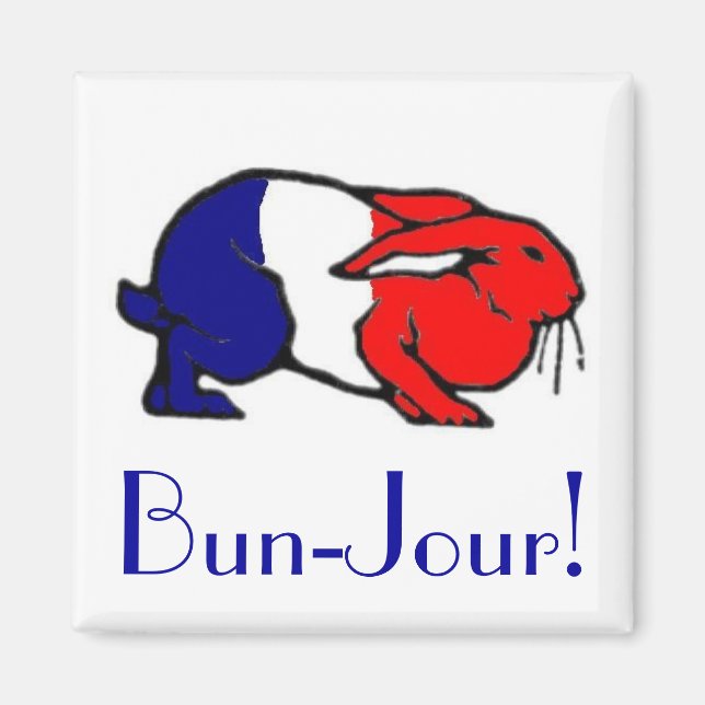 Bun-Jour Magnet (Front)