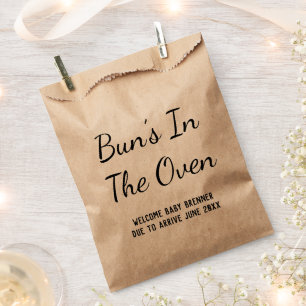 Bun’s In The Oven Baby Shower Party Donut Cookie Favour Bags