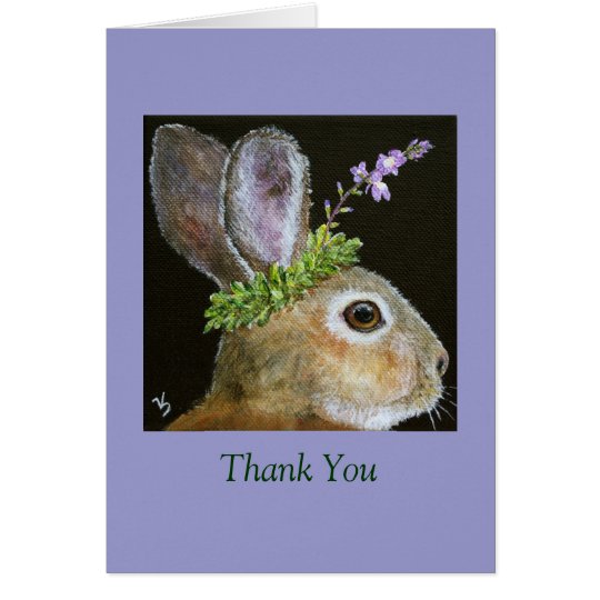 bun, Thank You note card