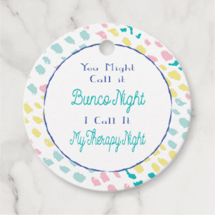 Bunc o  Game Prize Funny Favour Tags
