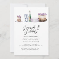 Bunch and Bubbly Champagne Bridal Shower 