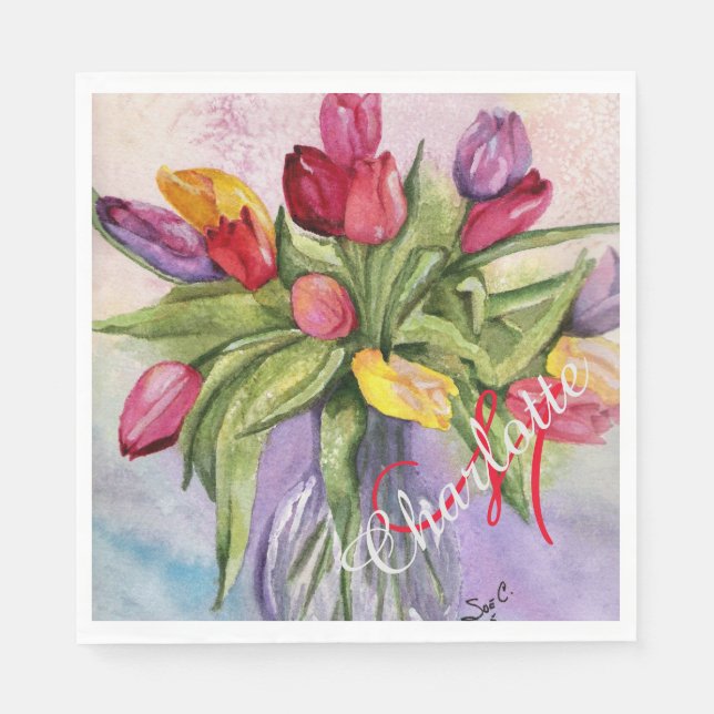 Bunch for Brunch Party Napkin (Front)