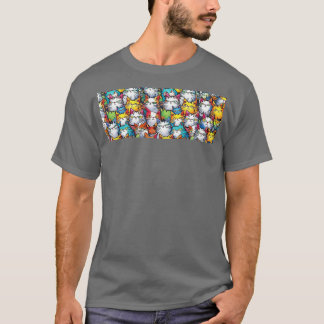 bunch of abstract cats T-Shirt